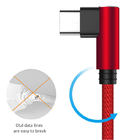 L Shape OD 3.5mm Micro USB Data Transfer Cable 90 Degree Micro USB Charging Cable