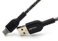 Fast Charge Nylon USB 2.0 Type C Cable For Mobliphone